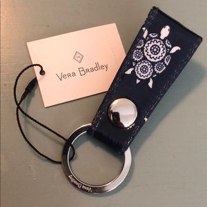 Vera Bradley Loop Keychain Sea Turtles 🐢